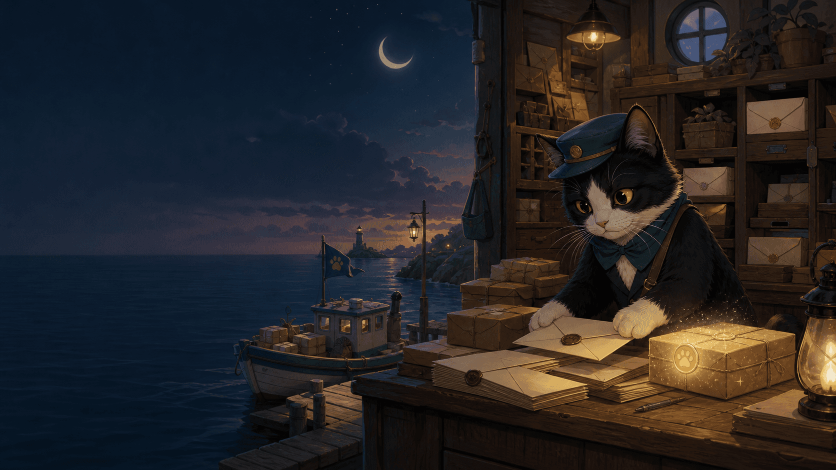 Cat Mail Co. game artwork